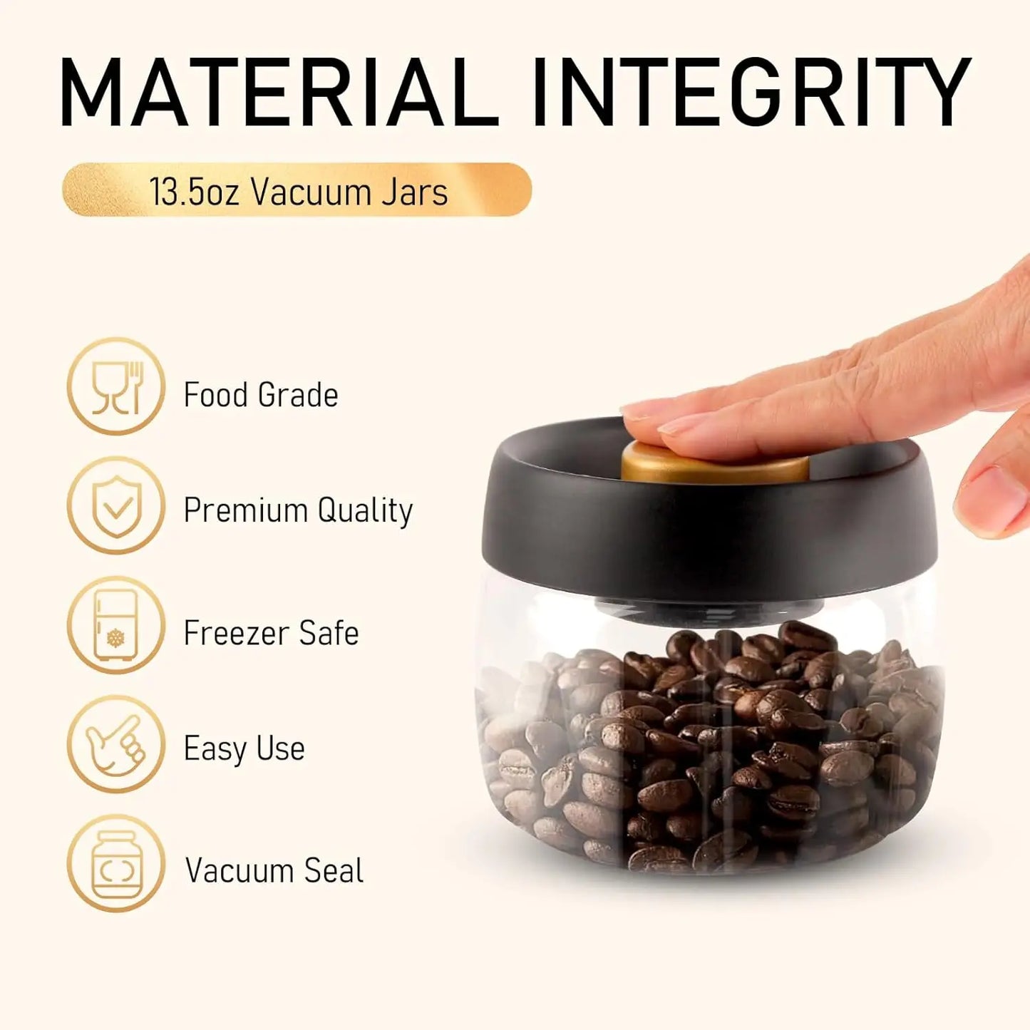 Flavour-Preserving Coffee Storage Jar