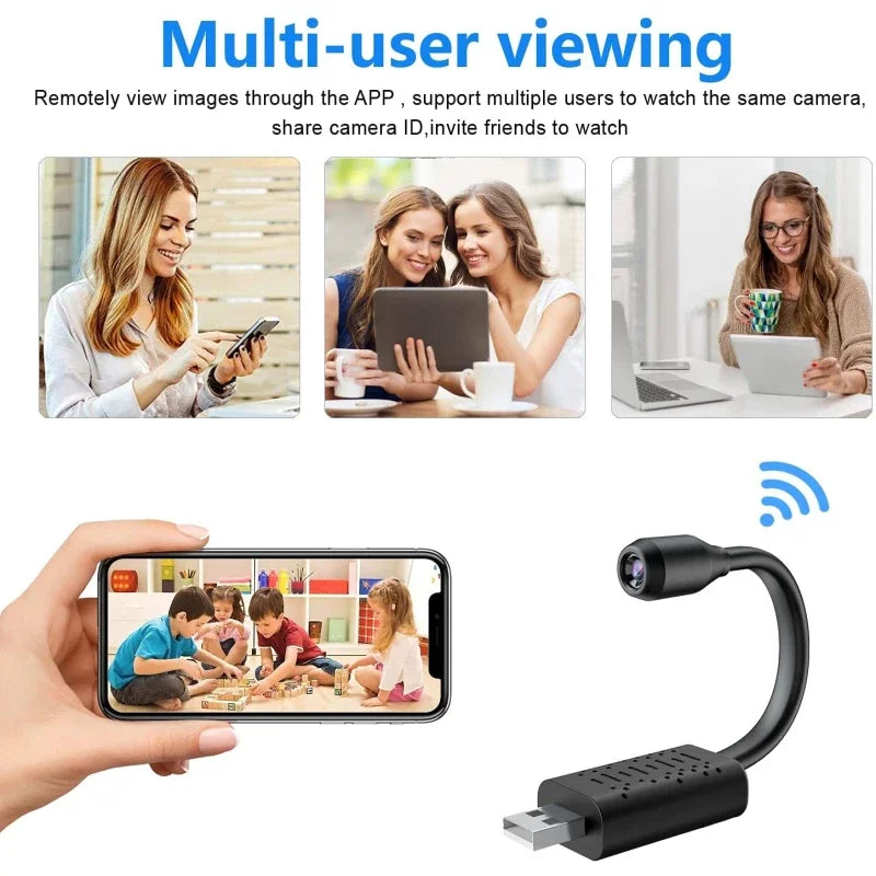 Plug-and-Play Indoor HD WiFi Camera