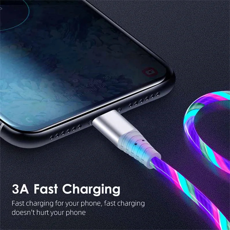 High-Speed LED Device Charging Cable – Chip N Byte