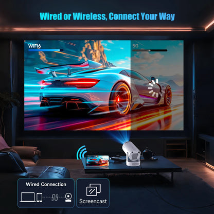 4K Projector – Compact with Sound