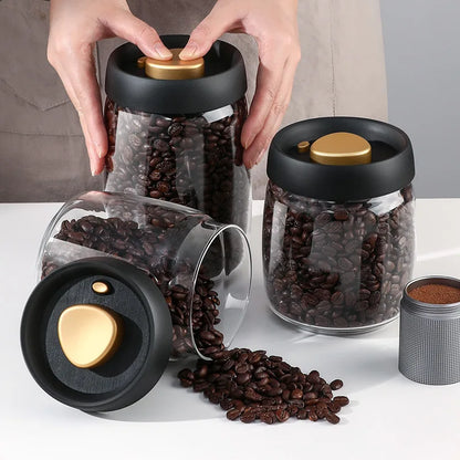 Flavour-Preserving Coffee Storage Jar
