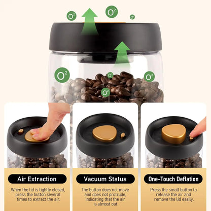 Flavour-Preserving Coffee Storage Jar