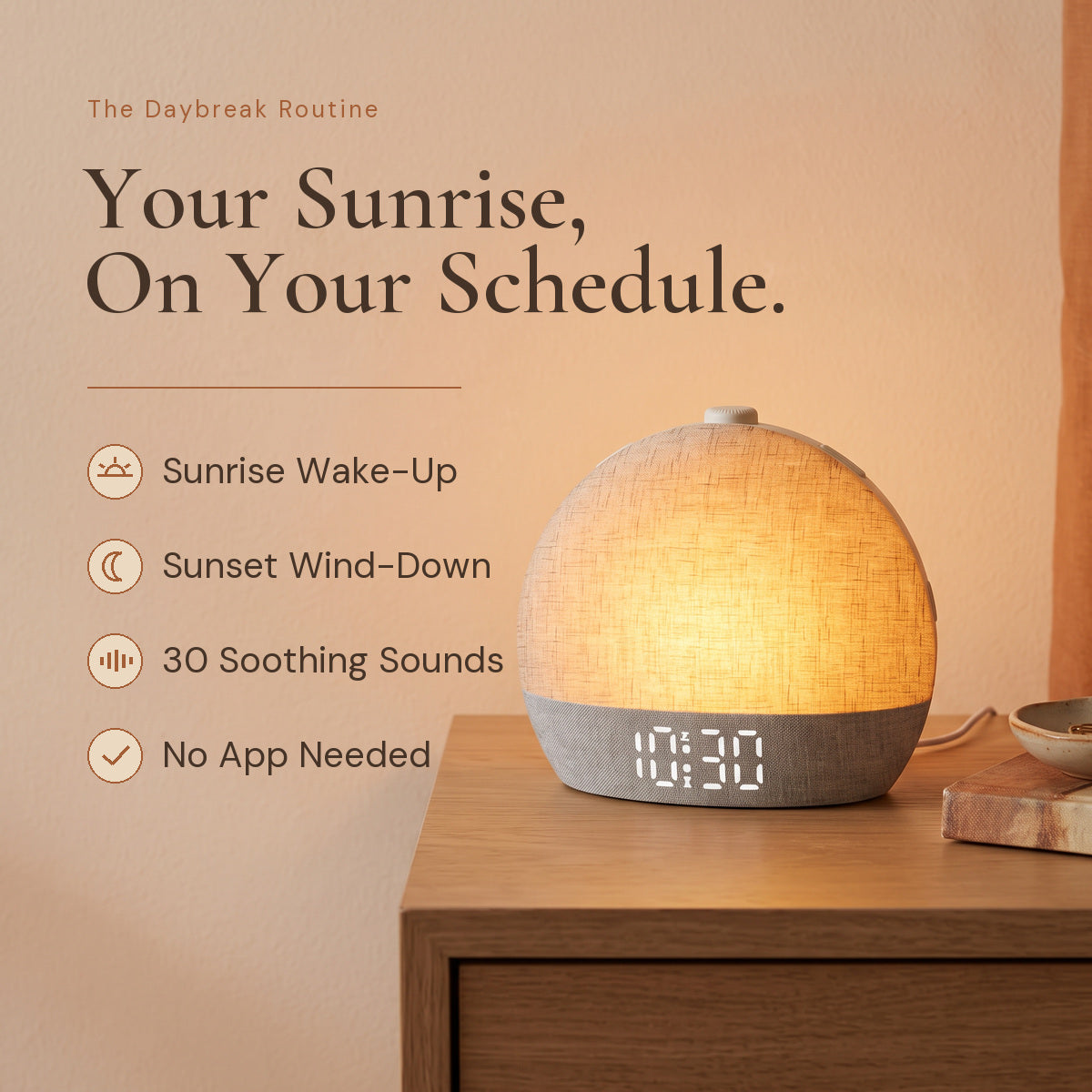 Daybreak’s four everyday bedside benefits